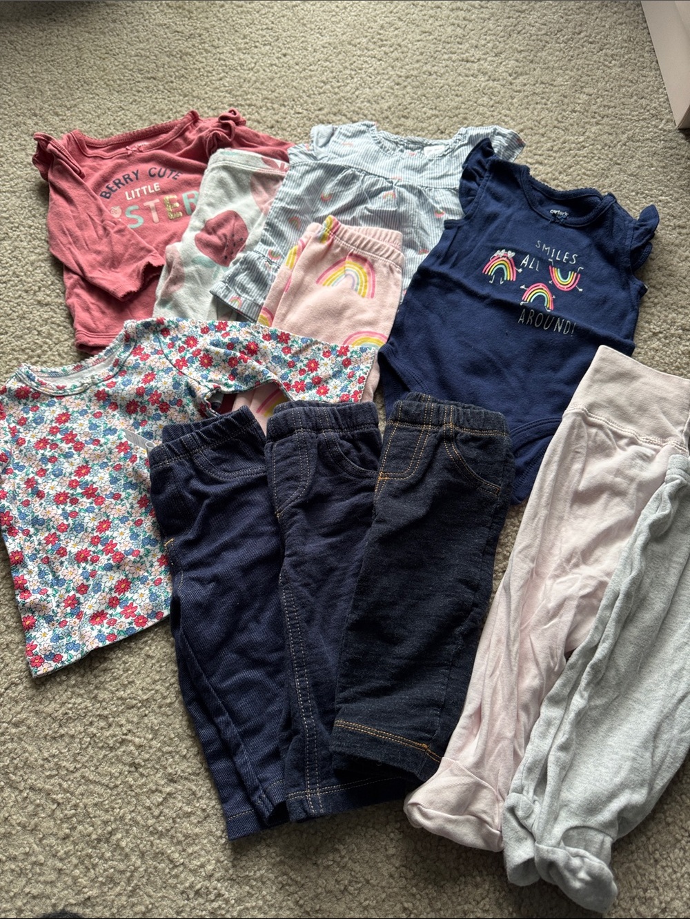 Carter’s Baby Girl Clothing Bundle— 6m